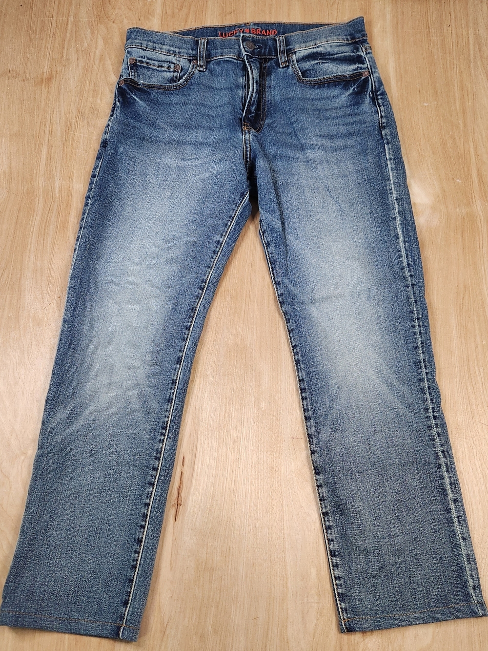 Lucky Brand 410 Athletic Straight Men's Blue Jeans 30x30